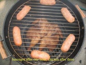 Sausages and chicken