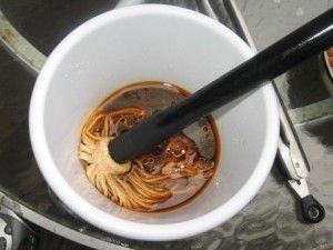 Mop Sauce in Bucket