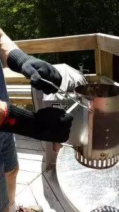 Carrying my Weber Chimney Starter