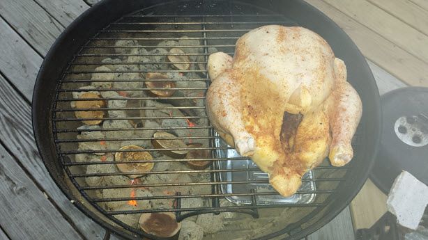 Indirect Cooking a BBQ Chicken
