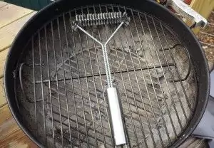 On my Weber One Touch Grill Grate