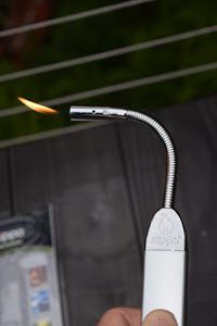 Zippo Lighter's wind-resistant flame
