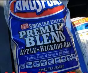 Kingsford blend of apple, hickory, and oak